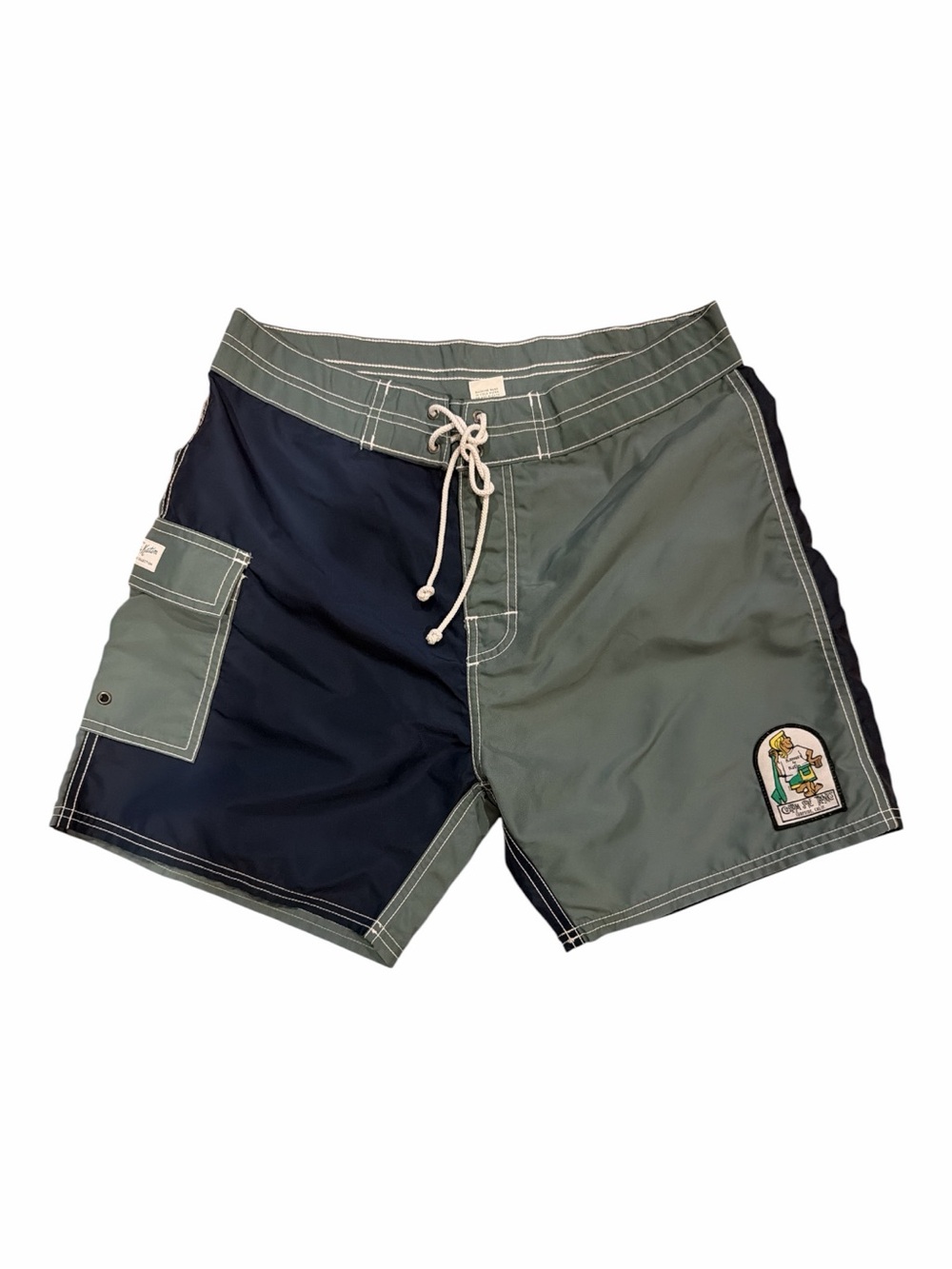 Katin Olive & Navy Two-Tone Swim Board Shorts